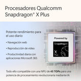 Microsoft Surface Laptop | Copilot+ PC | Pantalla táctil LCD 13'' | Snapdragon X Plus | 16GB RAM | Almacenamiento de 256GB | Último Modelo | Platino