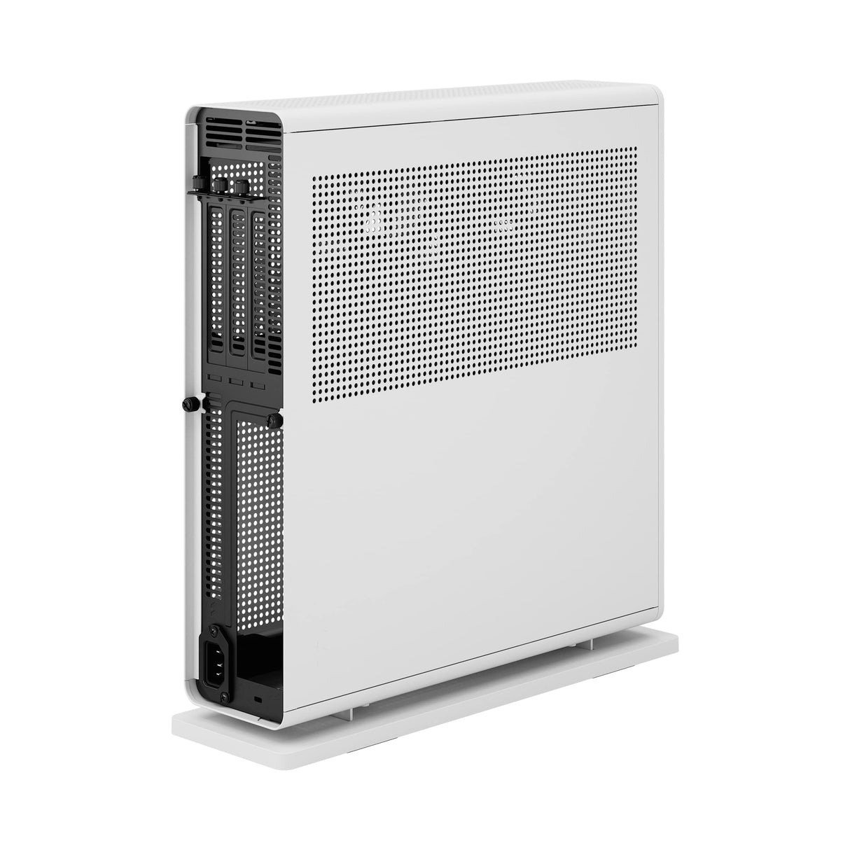 Fractal Design Ridge White - PCIe 4.0 Riser Card Included - 2X 140mm PWM Aspect Fans Included - Type C USB - m-ITX PC Gaming Case