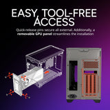 Cooler Master NR200P MAX SFF Small Form Factor Mini-ITX Case, Custom 280mm AIO, 850W SFX Gold PSU, Triple Ranura Vertical Mount GPU, PCIe Gen4 Riser, Tempered Glass or Vented Panel (NR200P-MCNN85-SL0)
