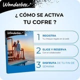 WONDERBOX Caja Regalo -Tres DÍAS con Sabor- 3.200 estancias para Dos Personas
