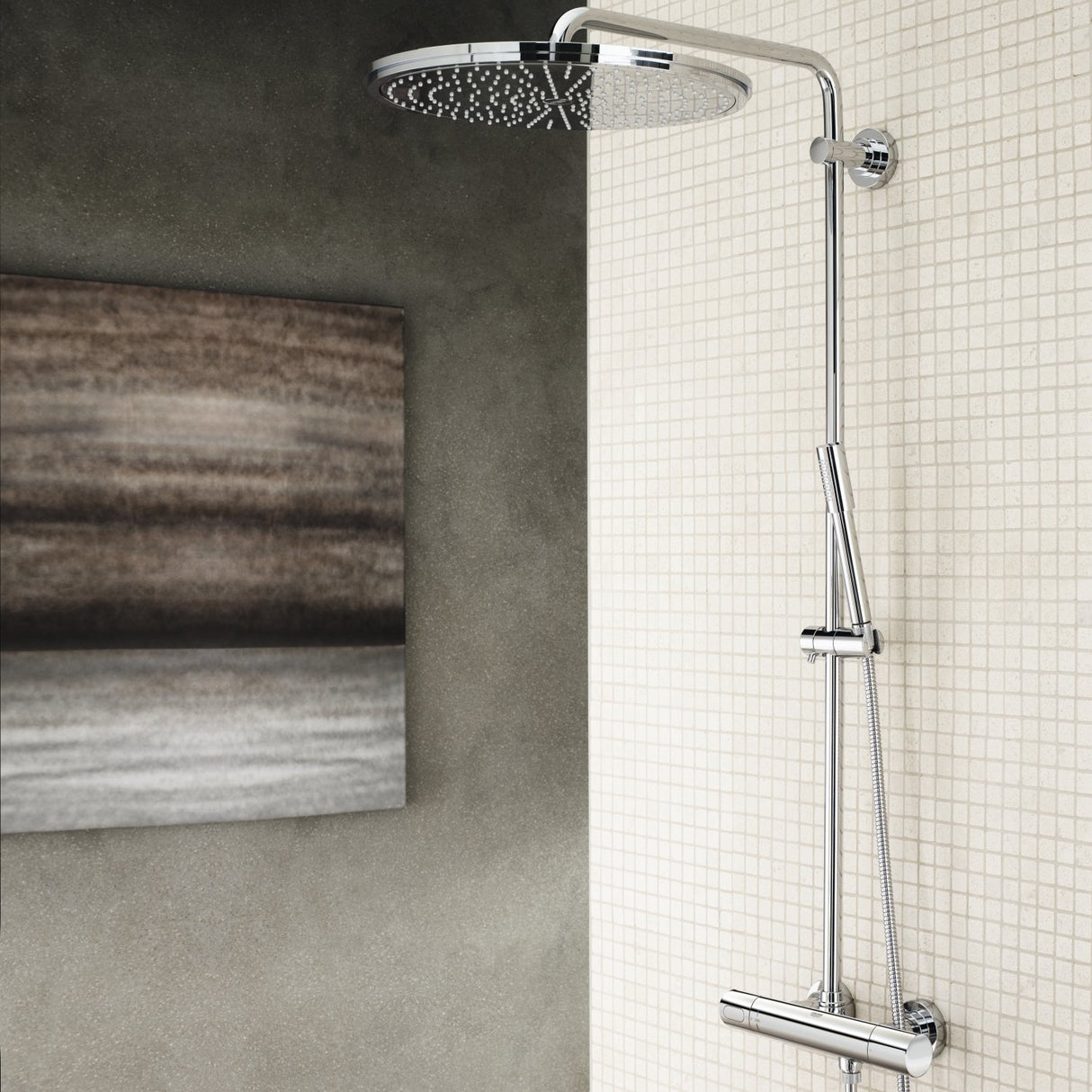 Grohe 27 174 001 27174001-Rainshower System Sistema Ducha Sena 400 mm, 400