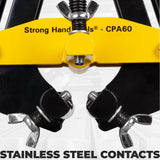 Strong Hand Tools, Abrazadera de alineación de tuberías, con tornillos de acción rápida, CPA60