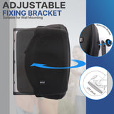 Altavoz de Patio al Aire Libre para Montaje en Pared, 3.5 Pulgadas, 2 vías, Resistente a la Intemperie, Altavoces comerciales montados en Pared o Techo con Transformador Integrado de 70 V, gabinete
