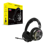 Corsair Virtuoso MAX Wireless Auriculares para Juegos con Bluetooth – Dolby Atmos, SoundID, Cancelación Activa del Ruido, Micrófono de Calidad Broadcast, para PC, Mac, PS5, PS4 – Carbono