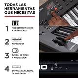 M-Audio Oxygen 49 (MKV) - teclado controlador MIDI USB con 49 teclas, beat pads, Smart Chord, modos de escala, arpegiador y pack de sonidos de Native Instruments (integración de NKS)
