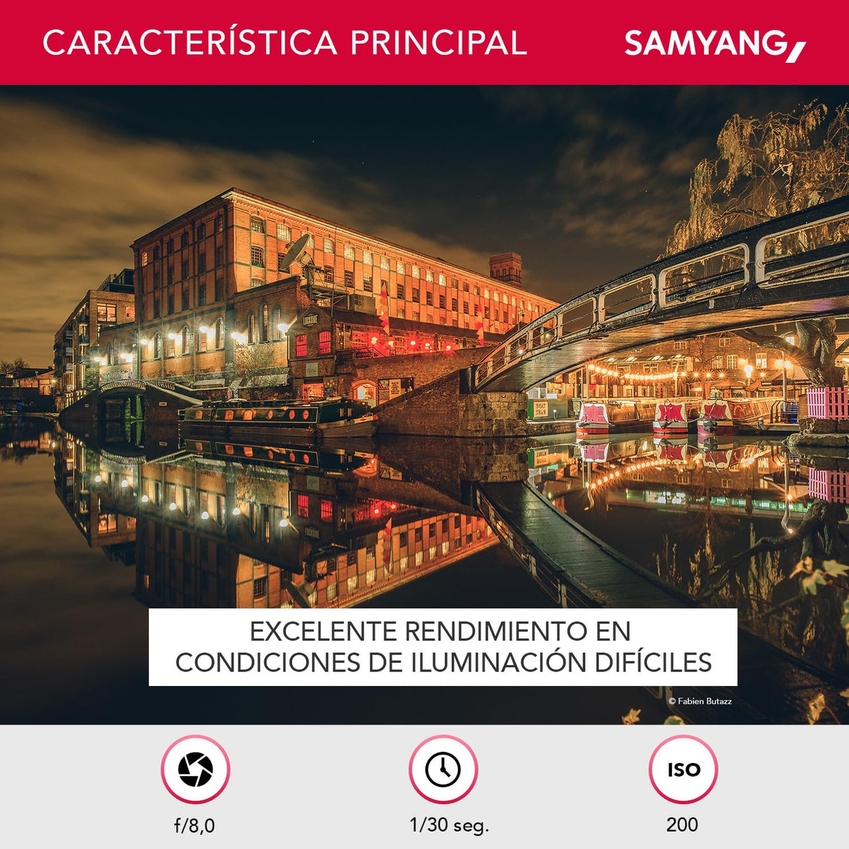 Samyang F1220510102 - Objetivo fotográfico CSC-Mirrorless para Fuji X (Distancia Focal Fija 12mm, Apertura f/2-22 NCS CS, diámetro Filtro: 67mm), Plateado