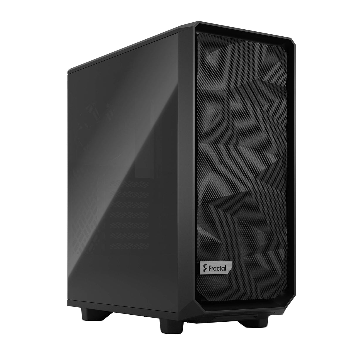 Fractal Caja Design MESHIFY 2 Compact Cristal Templado Negro Dark Tint (FD-C-MES2C-02)