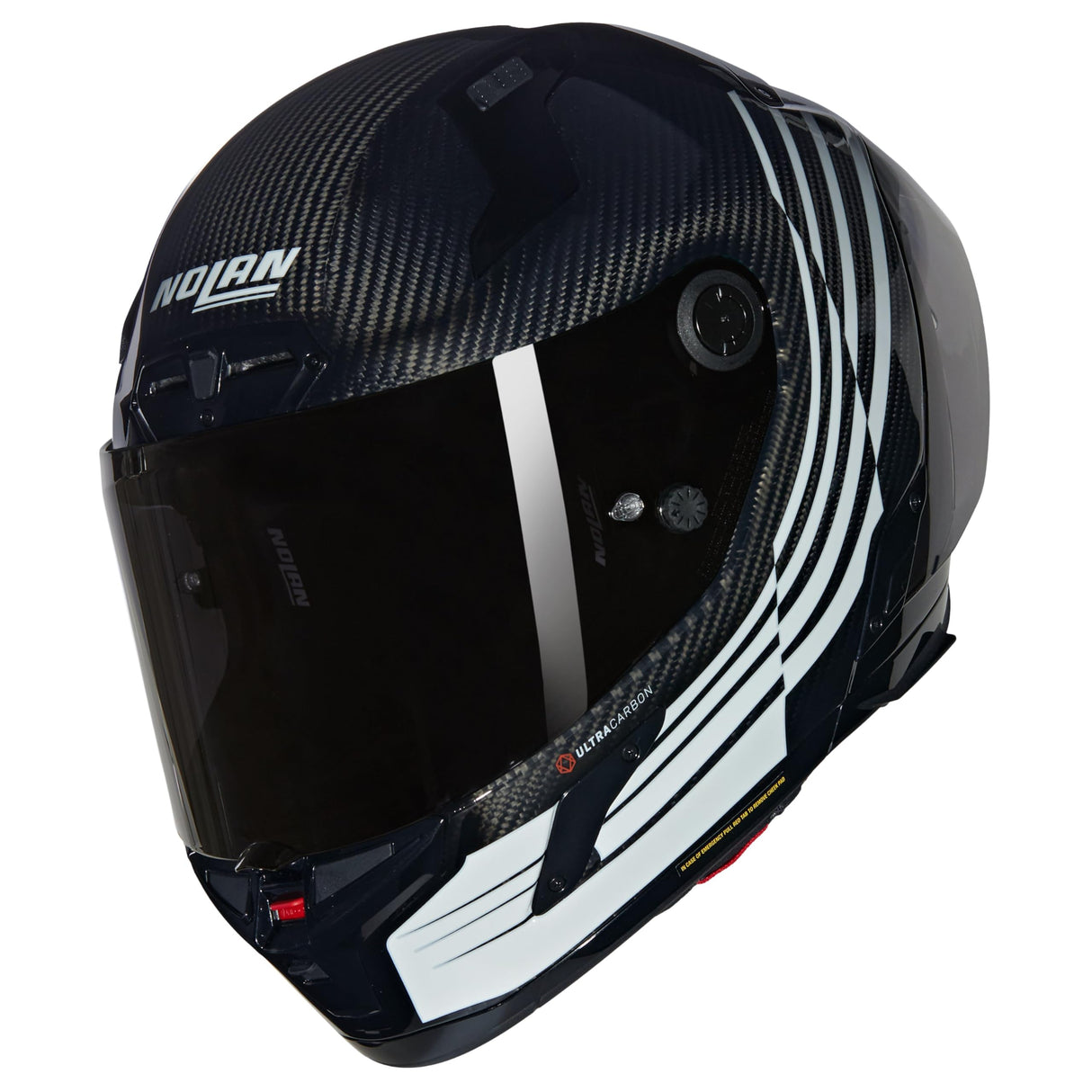 NOLAN Casco X-804 RS ala 345 M, Carbono/Blanco/Negro