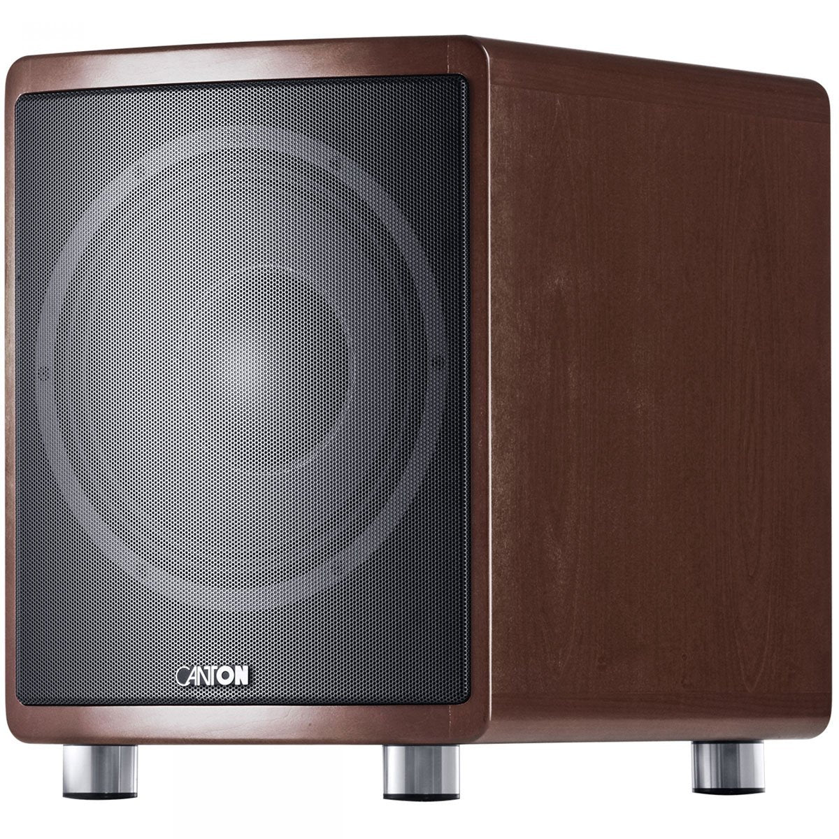 Canton Sub 650 - Subwoofer Activo (200/350 W, 1 Unidad), Color marrón wengué