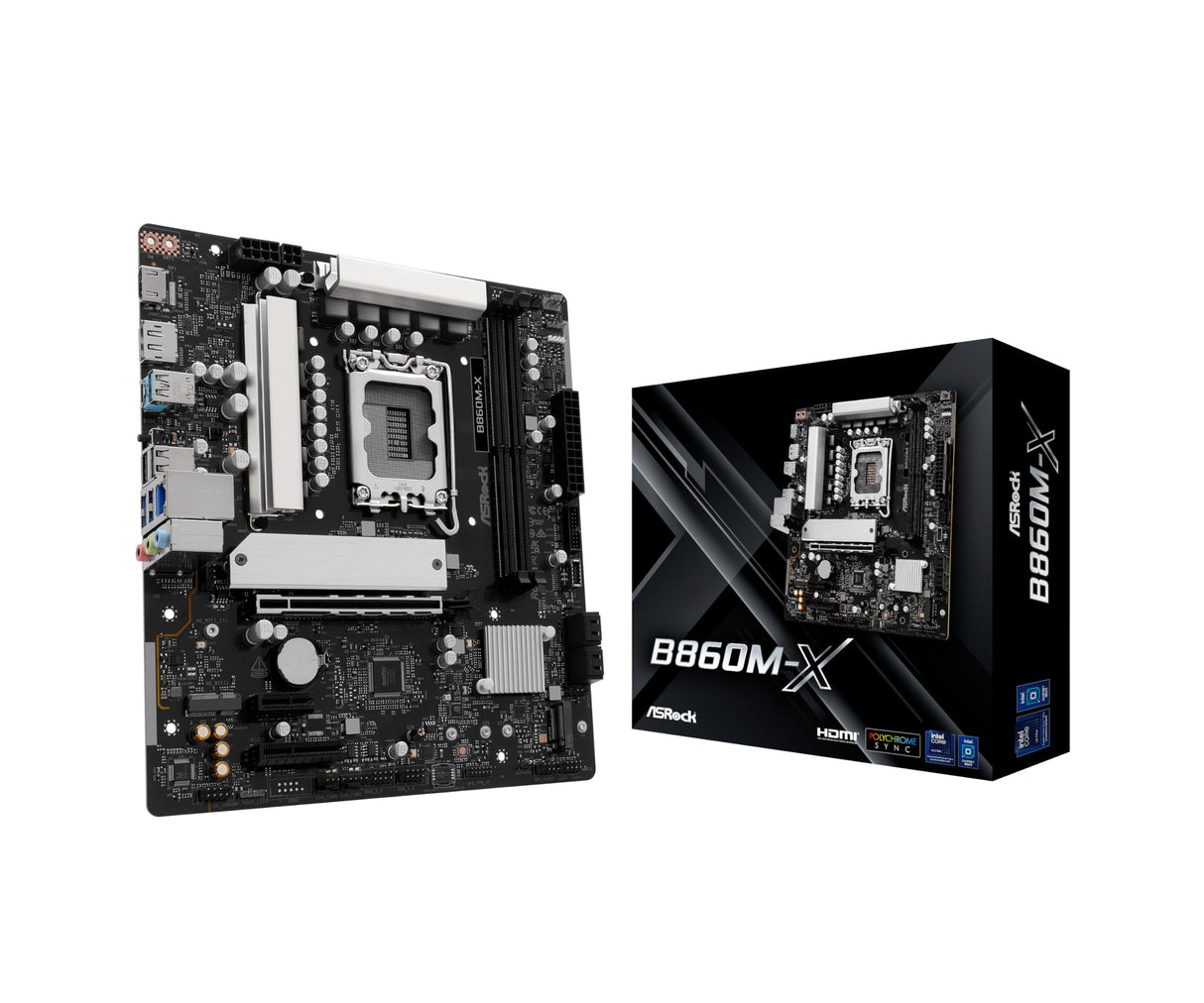 ASRock B860M-X 1851 mATX HDMI/DP DDR5 (90-MXBRU0-A0UAYZ)