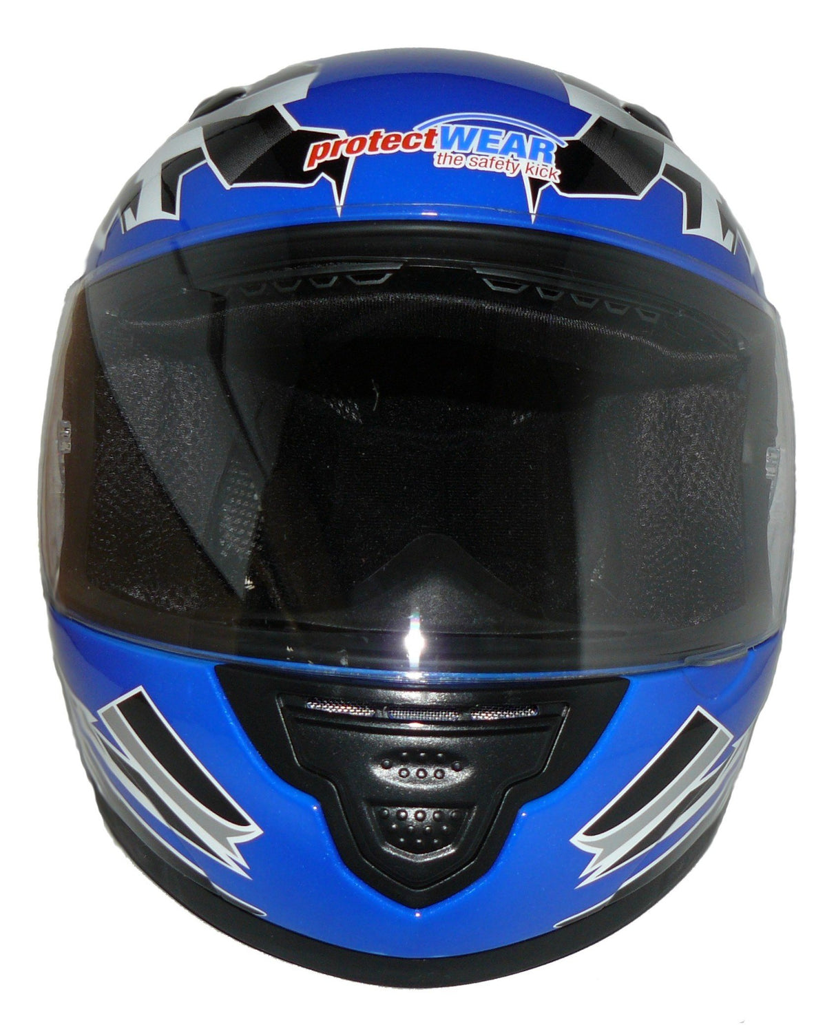 protectWEAR Casco de moto para niños azul SA03-BL - XXS