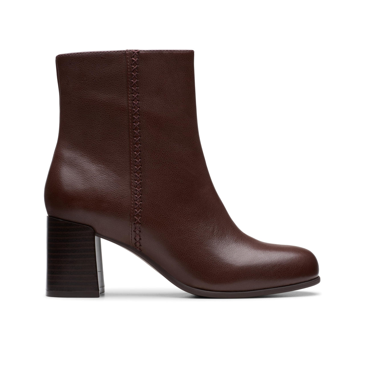 Clarks Premium Keirsta Faye, Botas de Moda Mujer, Brown Leather, 38 EU