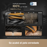 DREAME D20 Pro Plus Robot Aspirador y Fregado 2 en 1, 13.000 Pa, Cepillo Doble para Pelo de Mascotas, Limpieza de Esquinas, Vaciado, Navegación LDS, Esquiva con Láser, Suelos Duros/Alfombras, 5200 mAh