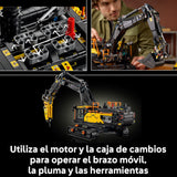 LEGO Technic Excavadora Volvo EC500 Hybrid - Kit de Maquetas para Adultos de Vehículo de Obra Motorizado con Brazo Móvil, Orugas, Martillo y Pala - Idea de Regalo para Hombres 42215