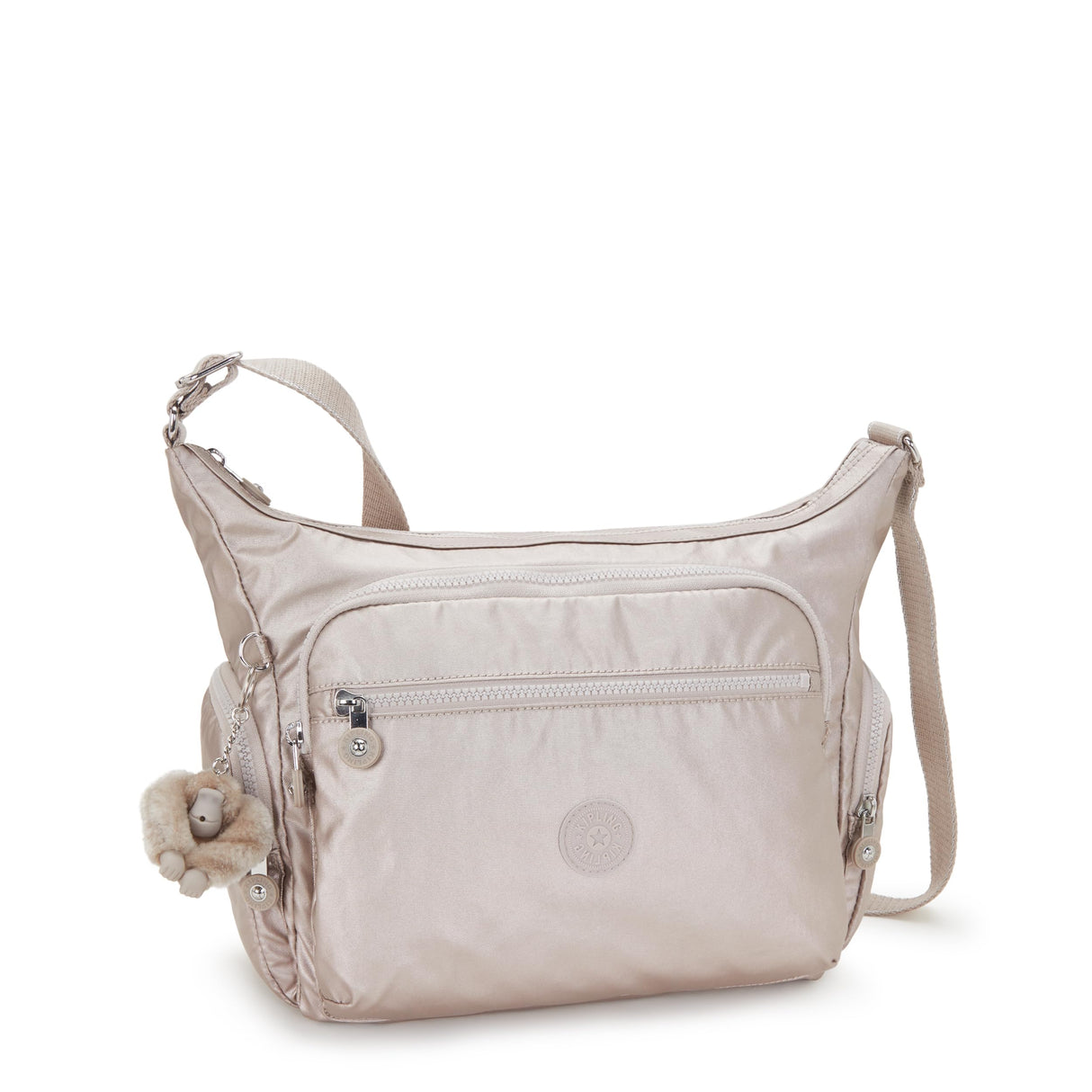 Kipling Gabbie, Bolso Bandolera para Mujer, Talla única, Metallic Glow