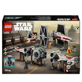 LEGO Star Wars 75393 Caza Tie y ala-X Fusionados - Juguete de Construcción con 2 Naves Estelares - 4 Minifiguras y Figura de Droide - Regalo para Niños de 9+ Años y Fans