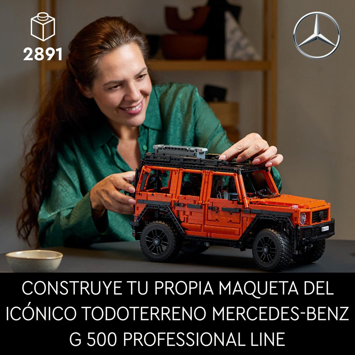 LEGO Technic Mercedes-Benz G 500 Professional Line Kit de Construcción, Maqueta de Coche Clase G para Adultos, Regalo para Hombres y Mujeres Fans de los 4x4, Decoración del Hogar 42177