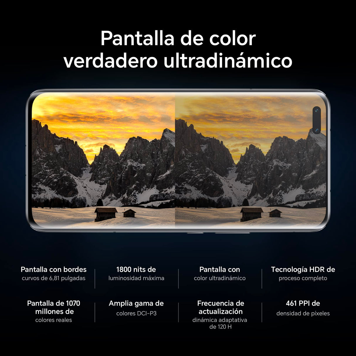 HONOR Magic5 Pro 5G, Smartphone de 12+512GB, Snapdragon 8 Gen 2, Pantalla HDR Quad-Curved de 6,81" y 120 Hz, Cámara Triple con IA de 50 MP, Enorme batería de 5100 mAh, Dual SIM, Android 13, Verde