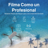 Ameta Drone con Camara 4K Adultos, S50 Lite GPS Profesional Dron con Cámara/Retorno Automático/ 50 Minutos de Vuelo/Sigueme/Modos Inteligentes/Gestos Control/ 500m Alcance, Menos de 249g