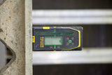 Stanley FatMax - Receptor láser giratorio para láser verde, gran alcance de trabajo: diámetro 600 m, radio 300 m, 2 niveles de precisión, ventana receptora extragrande, color negro y amarillo