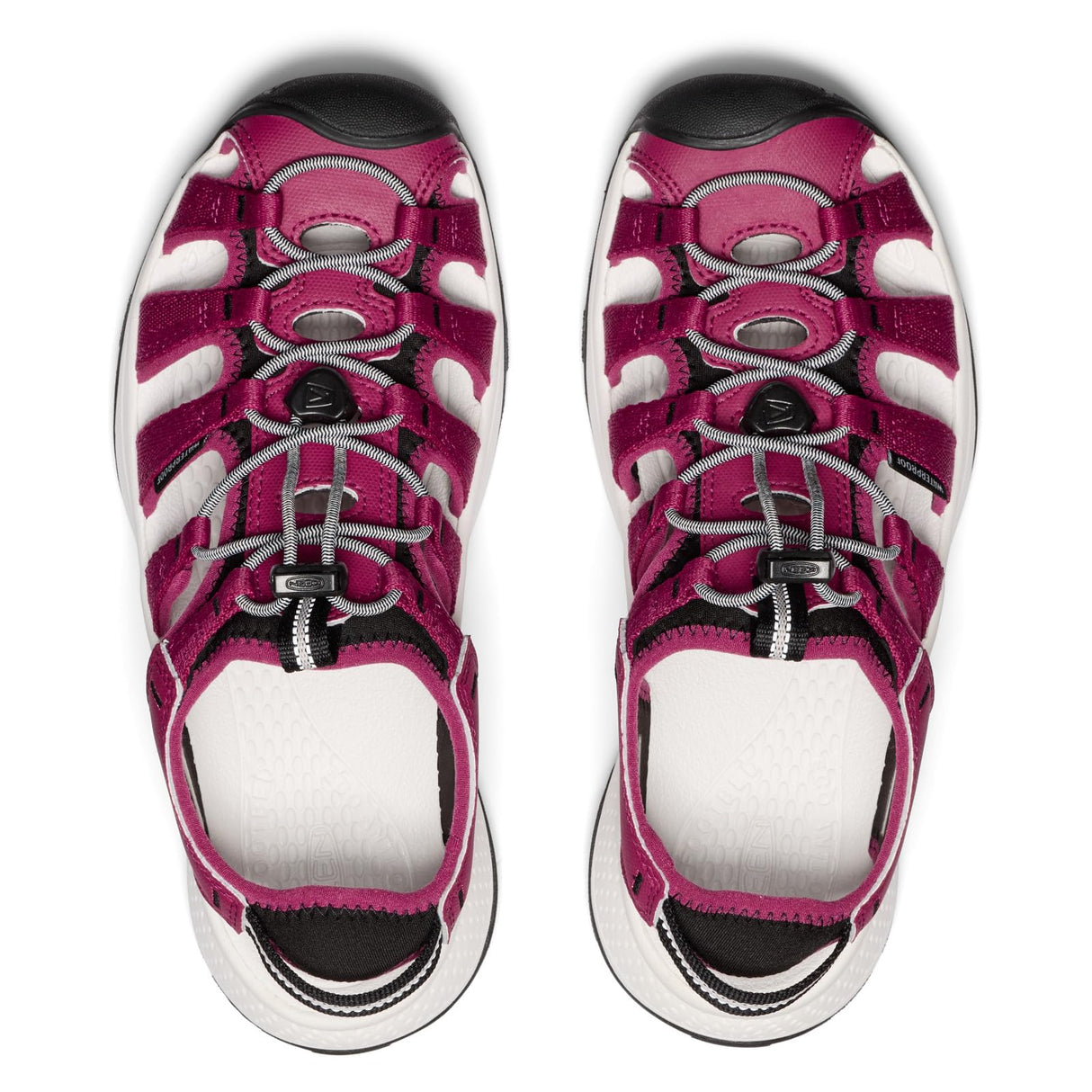 KEEN Sandalia Astoria West, Mujer, Beaujolais Star White, 36 EU