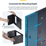 StarTech.com Rack 6U de 2 Columnas de Montaje en Pared - Rack de Servidores de 19in - Profundidad Ajustable - 40kg