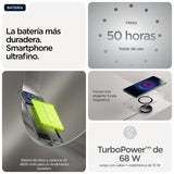 Motorola Edge 70 24GB (12GB+12GB RAM Boost)/512GB Gadget Grey, España. Diseño increíblemente Fino. Pantalla Super HD de 6,7". Triple cámara 50MP con Moto ai. 4800 mAh. Durabilidad de Grado Militar