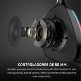 CORSAIR VOID v2 Auriculares Inalámbricos para Juegos con Bluetooth para PC, PS5, PS4, Switch y Móvil – Dolby Atmos, Batería de 70 Horas, Inalámbrica de Doble Banda, Carga Rápida – Carbono