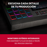 Akai Professional MPC Live II - Caja de ritmos autónoma, Sampler con altavoces integrados, beat pads, motores de sintetizador y pantalla táctil