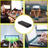 Leicke KanaaN KN40543, UHD Matrix 4x2 Splitter Switcher Full HD, UJD, 4K, 4K*2K, ARC, MHL,HDMI 1.4, Mando a distancia, Salida adicional para el audio, SPDIF y jack de 3,5mm, Stereo, Dolby 5.1 Surround HDMI 1.4