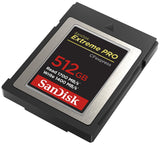 SanDisk 512GB Extreme PRO tarjeta CFexpress Type B Grabación de vídeo RAW 4K + RescuePro Deluxe hasta 1700 MB/s