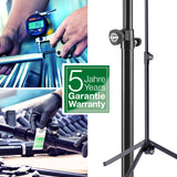 K&M 13500 Soporte de percusión, negro - estante 57,3 cm x 37,3 cm - de acero - estante regulable en altura e inclinación