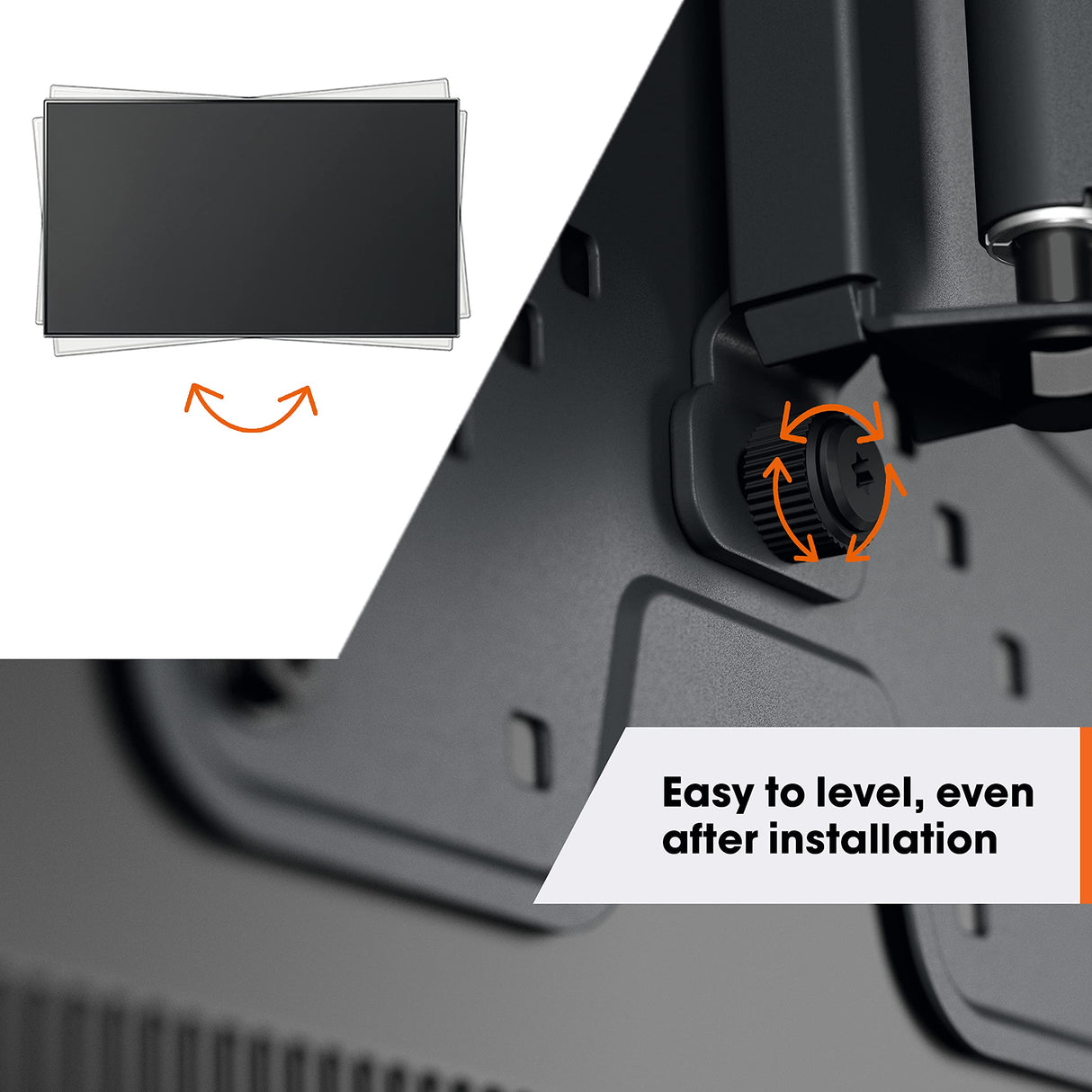 Vogel's TVM 1245 Soporte TV Giratorio para televisores de Entre 19 a 43 Pulgadas, Máx 15 kg, Gira hasta 180º, Inclinable hasta 15º, Soporte para TV máx. VESA 200x200, Compatibilidad Universal