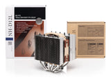 Noctua NH-D12L, Disipador de CPU de Altura Reducida y Doble Torre (120 mm, Marrón).