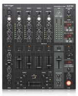 Behringer PRO MIXER DJX750 Mezclador de DJ profesional de 5 canales con efectos digitales avanzados y contador de BPM