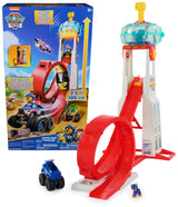 Patrulla Canina - Escenario Lanzador DE VEHÍCULOS Super Loop Tower HQ con Luces Y Sonidos + Coche Y Figura Chase- Patrulla Canina Juguetes - Regalo Niño 3 años + - 6069672 - Juguetes Niños 3 años +