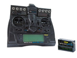 Carson 500501004 FS Reflex Stick Multi Pro LCD 2.4 GHz – 14 Canales Control Remoto Mando a Distancia con Receptor para vehículos de construcción de maquetas como Coches RC y Barcos