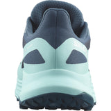 Salomon Ultra Flow Gore Tex Zapatillas Impermeables de Trail Running para Mujer, Resistente al mal tiempo, Amortiguación del asfalto al sendero, Preparada para terrenos mixtos, Deep Dive, 39 1/3
