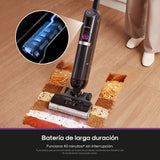 EUREKA RapidWash NEW730 Aspiradora Fregadora Sin Cable en Seco y Húmedo, Posición Baja de 170°, 21600 Pa, Lavado con Agua Caliente a 85°C, Secado en 5 Minutos, Autolimpieza, Antienredos
