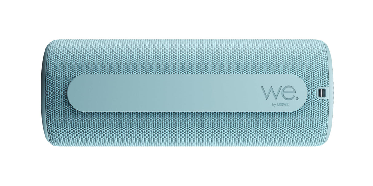 Loewe We Hear 1 Aqua Blue Altavoz Bluetooth para Exterior/Interior 40W, Resistente al Agua, portátil, Recargable, Calidad de Audio cristalina, Larga Vida útil, IPX6