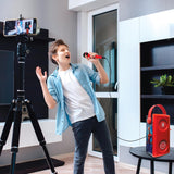 LEXIBOOK, Marvel Spider-Man, Altavoz Bluetooth® inalámbrico Luminoso con micrófono, Efectos de luz Multicolores, Ranura para Tarjeta SD/TF, Batería Recargable, Rojo, BTP185SPZ