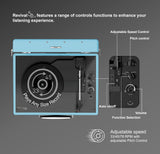 Mixx Audio - Platino de Vinilo portátil BT Revival 55 Stereo - Crema
