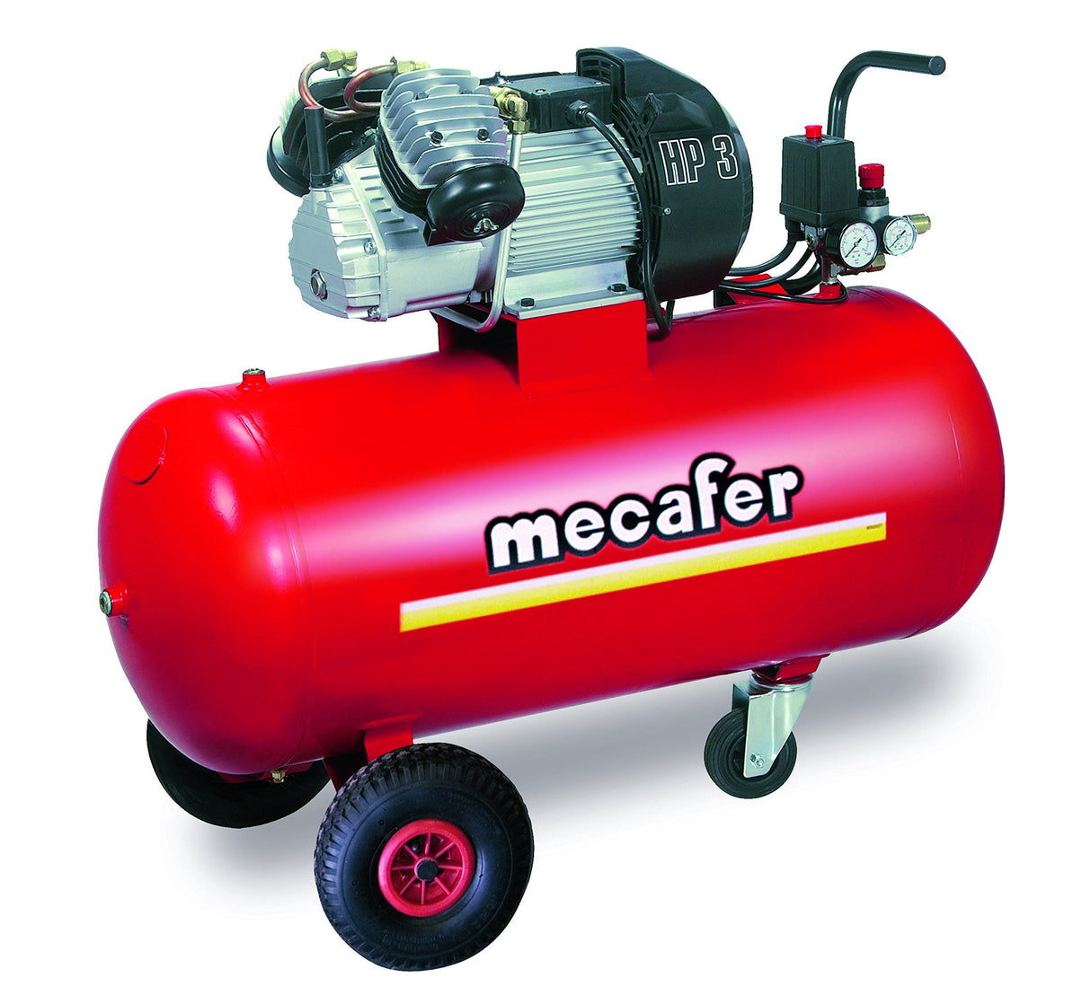 Mecafer 425186 - Compresor 100 L 3 hp V Coaxial