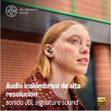 JBL Live Flex 3 Auriculares inalambricos de botón True Wireless con cancelación de ruido adaptable, hasta 50 horas de reproducción, Bluetooth, audio de alta resolución, negro