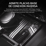 CORSAIR Frame 4000D RS ARGB Caja Modular ATX Mid–Tower para PC – Alto Flujo de Aire, 3 Ventiladores RS ARGB preinstalados, ASUS BTF, MSI Project Zero, Gigabyte Project Stealth – Negro