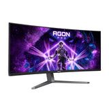 AOC AGP346UCSD Monitor 34 Pulgadas 360Hz Panel QD-OLED, 0.03ms GtG, HDR500 TrueBlack, Adaptive Sync, G-Sync Compatible, Altavoces, Altura Ajustable, (3440x1440 HDMI 2X 2.1 DP 1x 2.1 USB Hub) Negro