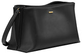DKNY Alya Crossbody, Bolso de Mano Mujeres, Negro/Dorado, Medium