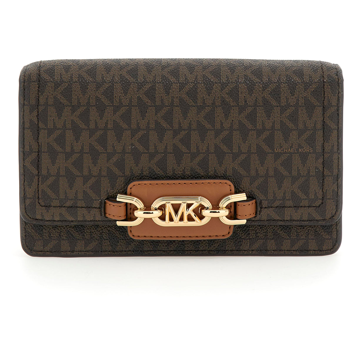 Michael Kors 32F2G7HC1B-252 HEATHER PHN CHN XBODY Women BRN/ACORN Size One Size