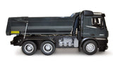 Amewi Mercedes Benz Camión Kipper Pro Metal V2 vehículo con Licencia teledirigido RTR 2 batería Adicional Gris
