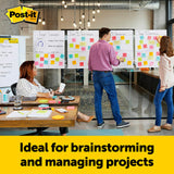 Post-it Super Sticky Bloc De Pared 566, Blanco, 58.4 cm x 50.8 cm, 20 Hojas/Bloc, 2 Blocs/Paquete, 100% PEFC, SGSCH-PEFC-COC-110078
